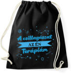 printfashion A csillagászat az én terápiám - Sportzsák, Tornazsák - Fekete (9728728)