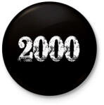 printfashion 2000 - Kitűző, hűtőmágnes - Fekete (6201523)
