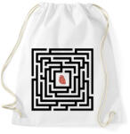 printfashion Find my heart - Sportzsák, Tornazsák - Fehér (390342)