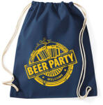 printfashion BEER PARTY - Sportzsák, Tornazsák - Sötétkék (1106189)
