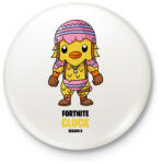 printfashion Cluck - Fortnite Season 6 - Kitűző, hűtőmágnes - Fehér (5359513)