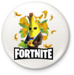 printfashion Fortnite Peely - Kitűző, hűtőmágnes - Fehér (16540982)