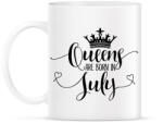 printfashion A királynők júliusban születtek - Bögre - Fehér (5053189)