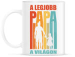 printfashion A legjobb papa a világon - Bögre - Fehér (5508019)