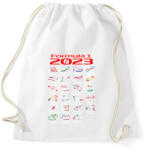 printfashion Formula 1 2023 - Sportzsák, Tornazsák - Fehér (11759346)