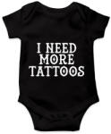 printfashion I need more Tattoos! - Baba Body - Fekete (1943894)
