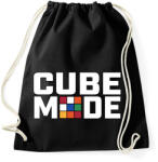 printfashion Cube mode - Sportzsák, Tornazsák - Fekete (15631363)
