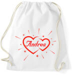 printfashion Andrea - Sportzsák, Tornazsák - Fehér (11770375)