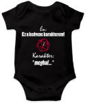 printfashion A kedvenc karakterem mindig meghal. - Baba Body - Fekete (2898030)