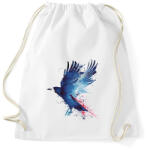 printfashion Bloody crow - Sportzsák, Tornazsák - Fehér (217045)