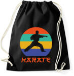 printfashion Karate - Harcművészet - Sportzsák, Tornazsák - Fekete (7569054)