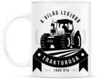 printfashion A legjobb traktoros! - Bögre - Fehér (2167332)