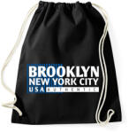 printfashion Brooklyn - Sportzsák, Tornazsák - Fekete (4388097)