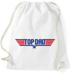 printfashion Top Dad - Sportzsák, Tornazsák - Fehér (7502004)