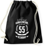 printfashion kamasz-55-white - Sportzsák, Tornazsák - Fekete (613912)