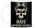 printfashion Motoros legenda - Névvel - Bögre - Fekete (6366869)