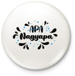 printfashion Nagyapa lettem - Kitűző, hűtőmágnes - Fehér (11959879)