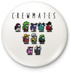 printfashion Among us - crewmates bonus - Kitűző, hűtőmágnes - Fehér (4147065)