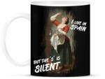 printfashion I live in Spain. . . but - Bögre - Fekete (7087425)