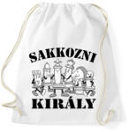 printfashion Sakkozni király - Sportzsák, Tornazsák - Fehér (4755582)