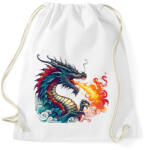 printfashion Sárkány - Sportzsák, Tornazsák - Fehér (15182921)