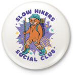 printfashion Lassú kirándulók klubja - Kitűző, hűtőmágnes - Fehér (13593059)