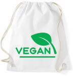 printfashion Vegán - Sportzsák, Tornazsák - Fehér (6539591)