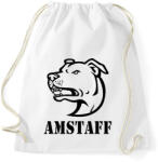 printfashion Amstaff 02 - Sportzsák, Tornazsák - Fehér (11275223)