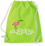 printfashion Flamingo @#& - Sportzsák, Tornazsák - Limezöld (2534543)