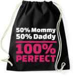 printfashion 50% Anya, 50% Apa - Sportzsák, Tornazsák - Fekete (2289731)