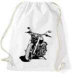printfashion Motorcycle - Sportzsák, Tornazsák - Fehér (13717688)
