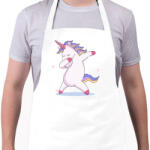 printfashion Táncoló unikornis - Kötény - Fehér (4903930)
