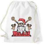 printfashion Pálcás Mikulás - Sportzsák, Tornazsák - Fehér (14562371)