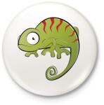 printfashion Kaméleon - Kitűző, hűtőmágnes - Fehér (3078085)