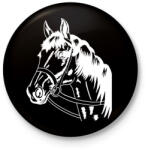 printfashion Horse - Kitűző, hűtőmágnes - Fekete (5633082)