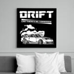 printfashion Drift - Vászonkép - Fekete (16625706)