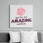 printfashion Csodálatos Anya - Vászonkép - Fehér (6622171)