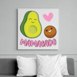 printfashion Mamacado - Vászonkép - Fehér (13297378)