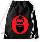 printfashion beard red - Sportzsák, Tornazsák - Fekete (4159058)