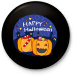 printfashion Happy Halloween Night - Kitűző, hűtőmágnes - Fekete (3098916)