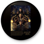 printfashion Árnyék és Csont - Kitűző, hűtőmágnes - Fekete (14745464)