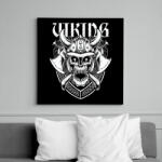 printfashion viking - Vászonkép - Fekete (13722252)