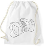 printfashion Camera - Sportzsák, Tornazsák - Fehér (5328475)