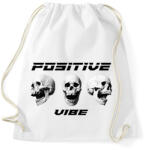 printfashion Positive Vibe - Sportzsák, Tornazsák - Fehér (15336073)