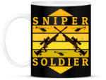 printfashion Sniper - Mesterlövész - Bögre - Fekete (5410736)