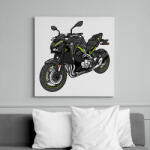 printfashion motor - Vászonkép - Fehér (13869104)