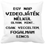 printfashion Game - Párnahuzat, Díszpárnahuzat - Fehér (11403551)
