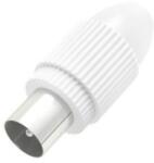 Hama Антенен конектор HAMA Coax plug, Коаксиален мъжко, Бял (HAMA-205213) - hits