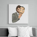 printfashion Money Heist - Vászonkép - Fehér (6633554)