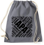 printfashion APA - Sportzsák, Tornazsák - Grafitszürke (4365443)